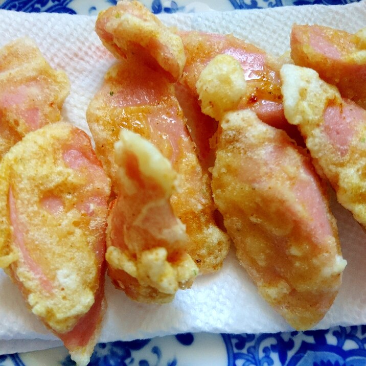 魚肉ソーセージの天ぷら カレー味 レシピ 作り方 By Hirohyt102 楽天レシピ